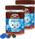 Good Day Chocolate Mélatonine pour les enfants [2 Pack] - Commerce équitable Chocolat non OGM avec la camomille et la mélatonine 1 mg - Mélatonine pour les enfants, aide naturelle au sommeil pour les enfants de 3 ans et plus