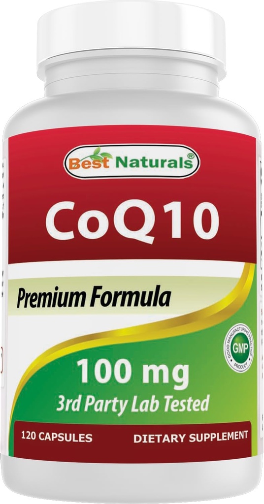 Meilleurs naturels COQ10 100 mg 120 Capsules