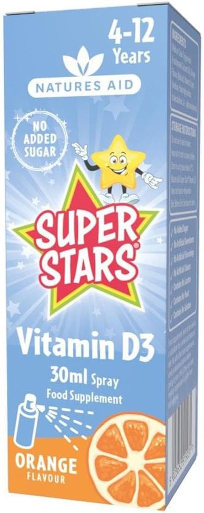 Natures Aid Super Stars Vitamine D Spray 1.01 fl oz