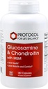 Protocole Glucosamine & Chondroïtine avec MSM - Soutien conjoint* - Supplément Chondroïtine MSM - Non-OGM & Sans produits laitiers - 180 bouchons