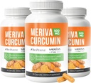 NERVE RENOW Meriva Curcumin avec poivre noir et biopérine - Supplément de soutien Nerve Boost antioxydant - 3 Pack