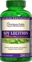 Puritan's Pride Soy Lecithine 1200 mg 250 softgels à libération rapide