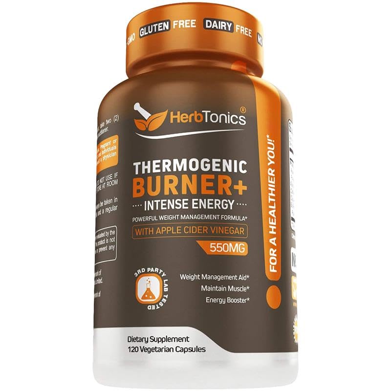 Herbtonics Thermogen Supplement (en anglais seulement) Santé métabolique et GLP-1 Soutien aux hommes et aux femmes