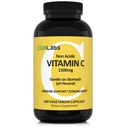 Supplément alimentaire en vitamine C non acide 1500mg avec calcium. Doucement sur l'estomac, support immunitaire/os (500)