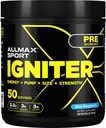 ALLMAX IGNITER Sport, Blue Raspberry - 330 g - Pre-Workout Formula - with Caffeine, L-Citrulline, L-Arginine, Creatine & Beta Alanine - Up to 50 Servings
