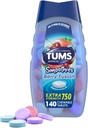 Smoothies antiacides TUMS Fusion de baies Extra Strength 750, Dissolve lisse - 140 comprimés à croquer