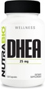 NutraBio DHEA Supplément- pour hommes et femmes- DHEA (25 mg) 120 Capsules