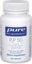 Encapsulations pures P5P 50 - Vitamine active B6 - Soutient le métabolisme énergétique et la santé cérébrale* - Sans gluten et sans OGM - 180 capsules