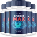 Rize labs Eyesight Max Vision Supplement, Capsules All-Natural pour l'amélioration rapide de la santé et une meilleure capacité à cibler, soutenir les fonctions oculaires saines - Pack de 5(300 Capsules)