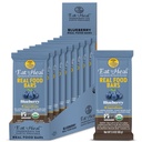 EatToHeal Blueberry Real Food Bar - Barres de protéines organiques, aliments végétaliens, aliments sans gluten sains - Barres de protéines à faible teneur en sucre, non OGM, jamais cuits, à base de plantes collations biologiques - conçu pour profiter
