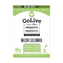 Probiotiques GoLive pour les adultes et les enfants, Melon et concombre, 10ct- Probiotiques pour les adultes et les enfants, fibre prébiotique pour la santé gustative et digestive, recommandé par les médecins et les diététistes