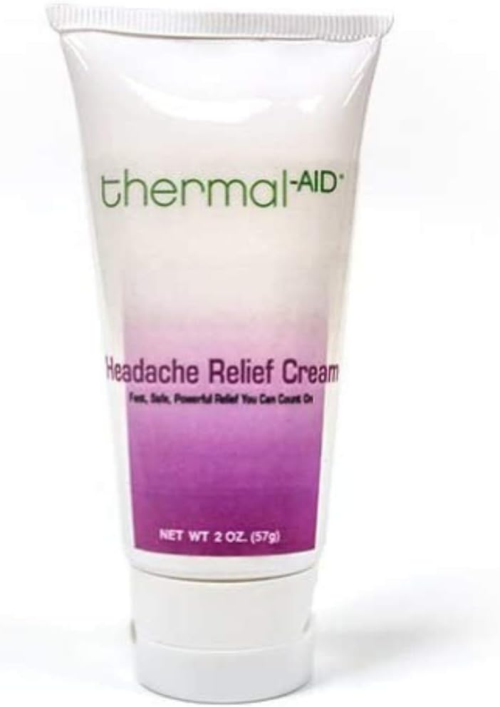 Aid thermique — Crème de soulagement des maux de tête — Soulagement de la migraine Système de maux de tête — Soulagement de la douleur Analgésique — Soulagement du stress et de l'anxiété