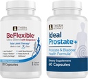 Therabotanics BeFlexible Ultra Joint Support Supplement and Ideal Prostate Powerful Prostate Supplement for Men Bundle