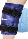 Pack de glace Medvice avec compression à froid pour soulager la douleur au genou, gonflement, chirurgie de remplacement du genou, arthrite, et récupération des blessures, Straps réglables, gel réutilisable enveloppe de glace pour ménisque et bleu ACL