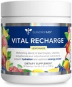 Gundry MD Vital Recharge Supplément poudre - Formule d'énergie avancée avec électrolytes - Supports ATP approvisionnement - 30 portions