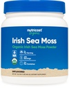 Poudre de mousse d'Irlande biologique Nutricost (1 LB) - Sans gluten, sans OGM, réservé aux végétariens