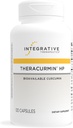 Thérapeutique intégrative Theracurmin HP - Supplément curcuma pour le soutien cardiaque et articulaire* - Soutien à la récupération des muscles* - Non-soy, sans produits laitiers et sans gluten - 120 capsules (60 portions)