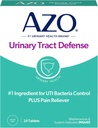 AZO Protection antibactérienne contre le trac urinaire, FSA/HSA Admissible, aide à contrôler une UTI jusqu'à ce que vous puissiez voir un médecin, de la marque de santé urinaire n°1 la plus fiable, 24 comte (paquet de 1)
