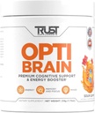 Opti Brain - Améliorez la mémoire et la focalisation, Nootropics Brain Support for Energy, Brain Booster for Health with Energy and Focus - Premium Energy Enhancers (30 services)