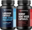 NUTRITION HAVASU Capsules d'herbes horny de chèvre (30 portions) et L Arginine L Supplément Citrulline (30 portions)