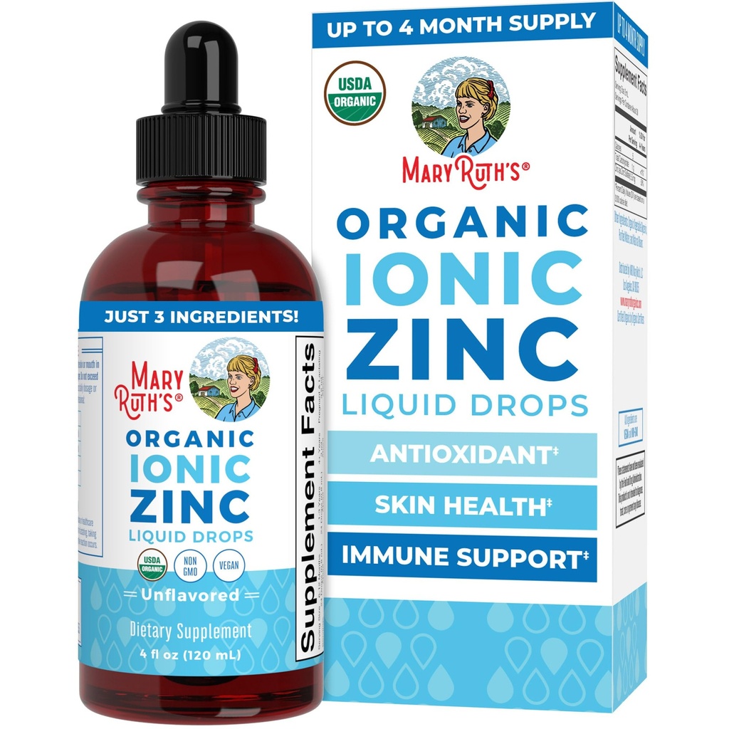 MaryRuth's Organic Liquid Zinc Supplement for Kids & Adults.