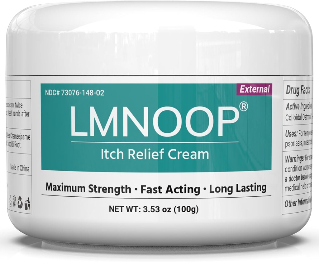 Crème anti-démangeaisons, onguent anti-démangeaisons extra-résistantes, soulage les crachats et les démangeaisons causés par les piqûres d'insectes, les brûlures de soleil, les poils d'animaux de compagnie, les allergies de contact avec la poussière, et l'Ivy poison, le chêne poison et le poison Sumac 3.53OZ