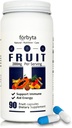 Supplément de fruits – Capsules complètes de mélange de fruits à base d'aliments – Support antioxydant naturel – Riche en vitamines essentielles – Non-OGM, sans gluten – 90 capsules