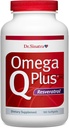 Dr Sinatra Omega Q Plus Resveratrol - supplément Omega-3 avec CoQ10 et Resveratrol - favorise la santé globale du cœur et du corps pour vous aider à bien vieillir (180 softgels)