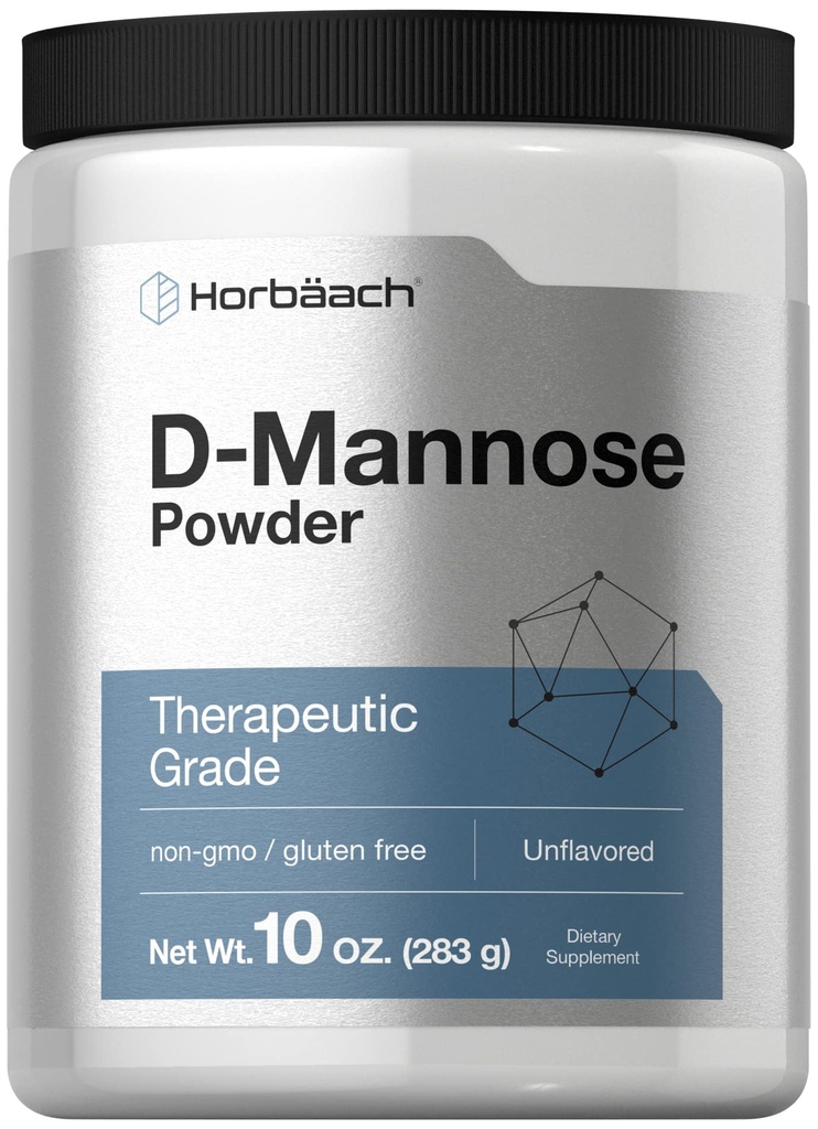 Horbaach D-Mannose Powder.com 10 Oz. Supplément pour les femmes et les hommes.