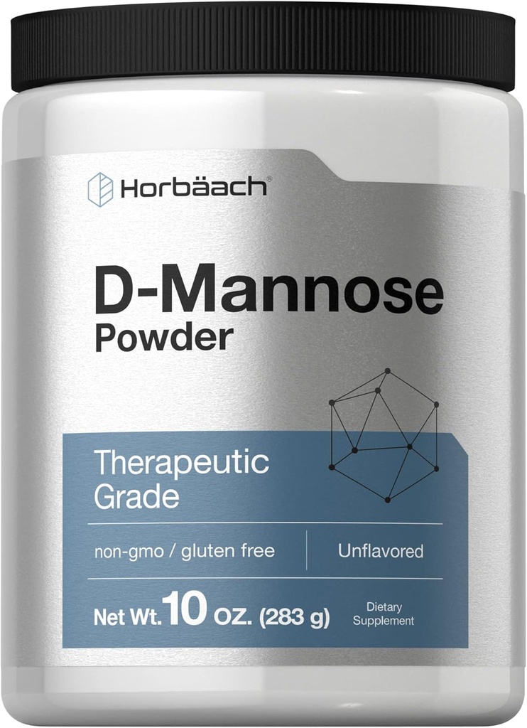 Horbaach D-Mannose Powder.com 10 Oz. Supplément pour les femmes et les hommes.