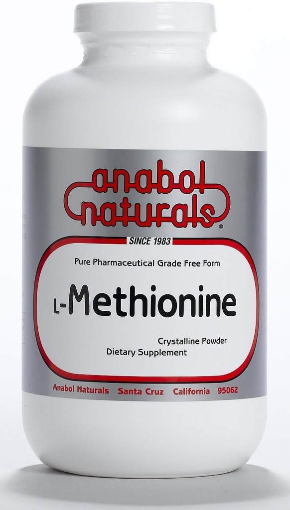 Anabol Naturals L-Méthionine sans forme cristalline pure 100 grammes