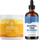 Vimergy Micro C Immune Puissance (250 g) et repos* Melatonine liquide (115 mL) - Ensemble