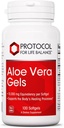 Protocol Aloe Vera Gels - Supplément digestif* - avec GAG - Vitamines naturellement présentes et acides aminés - Non-OGM et Halal - 100 Softgels