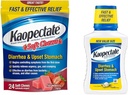 Kaopectate Anti-diarrhéique Soft Chews 24 Compter et upset Stomach Relief Liquide 11 Fl Oz
