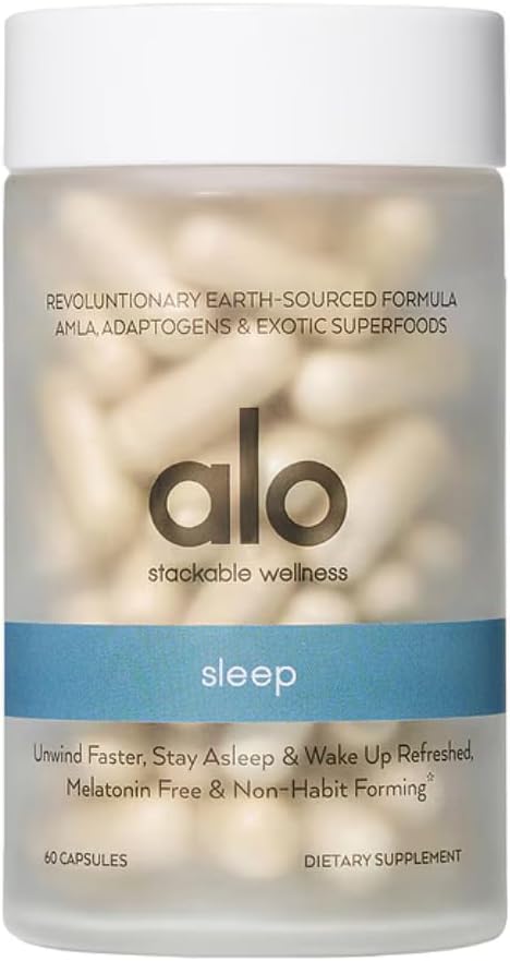 Alo Yoga Sweet Sleep Soutien de sommeil sans mélatonine avec Aquamin® Magnésium, GABA & L-Theanine