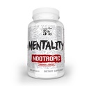 5 % Nutrition Riche Piana Mentality Nootropic Blend Supplément booster cerveau pour la performance, la mémoire, la clarté mentale, Ginseng, Ginkgo, L-Theanine, Choline, Huperzine, 60 capsules (30 jours d'approvisionnement)