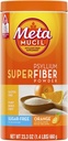 Métamucil Psyllium Super Fibre sans sucre en poudre, orange, 23,3 oz