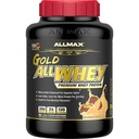 ALLMAX Gold ALLWHEY, beurre d'arachide au chocolat - 5 lb - 24 grammes de protéines par scoop - sans gluten, faible teneur en glucides et faible teneur en sucre - Env. 71 portions