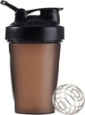 Bouteille de shaker 12oz Protein Shaker Bouteille en plastique pour l'entraînement avant et après avec Twist et Lock Protein Box Entreposage, Bouteille de fitness portable pour les amateurs de fitness Athlètes (noir, 12 oz)