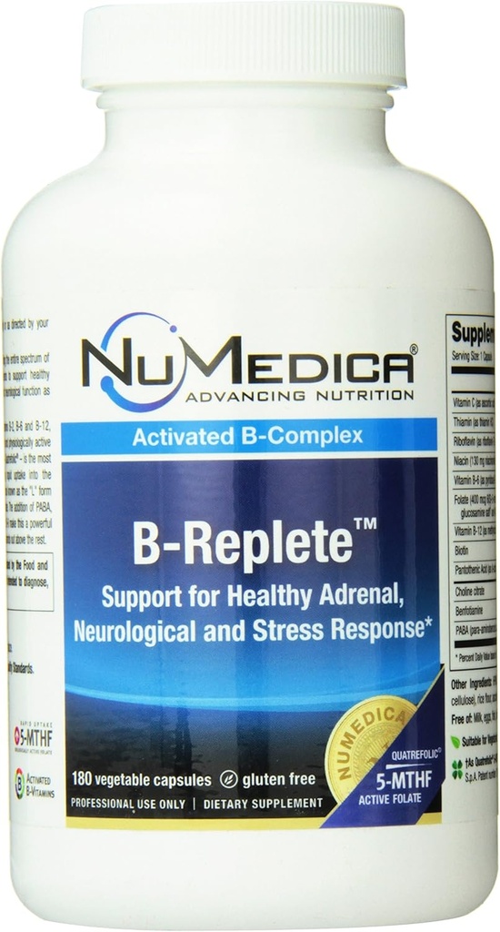 NuMedica B-Replete Supplement 180 Vegetable Capsules