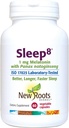 NEW ROOTS HERBAL Supplément sommeil, avec fleur de passion, camomille, houblon, Panax Gingseng, Crâne, Magnésium, Melatonine (60 Veg Caps)