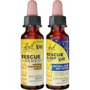 Kids Day & Night Bundle, Bach RESCUE Remedy Kids Dropper [and] RESCUE Sleep Kids Dropper- 2-Pk, Stress Relief & Sleep Support with Natural Flower Essences, homéopathique, Non-Alcohol Formula, 10mL Ea