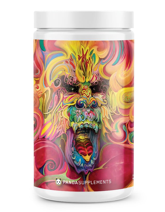 Underground Bio LabsTM Panda Suppos: Rampage Chaos, Extreme Pre-Workout, High Stim, Pompe maximale, Focus, et l'énergie (Strewberry Mango Sherbet) (40 services)