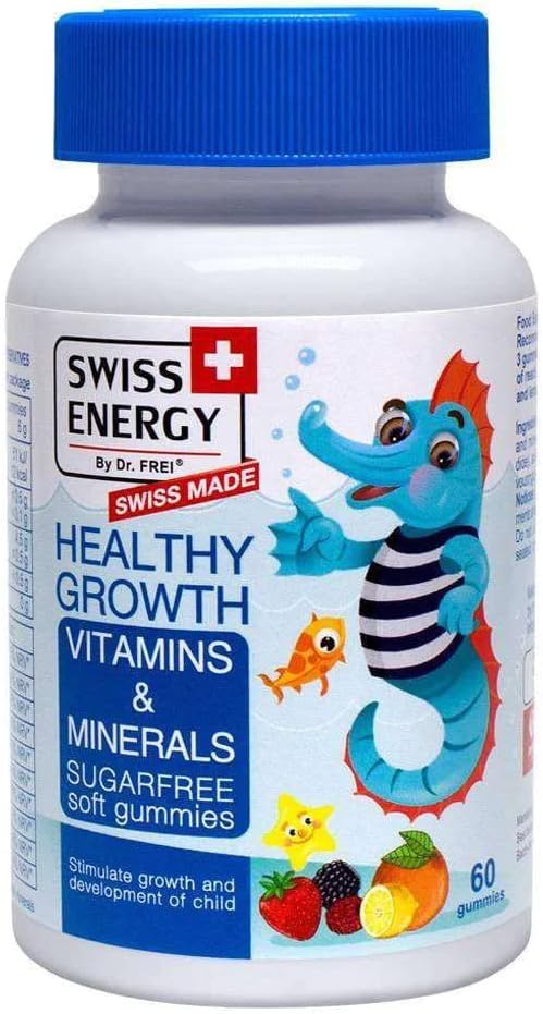 Multivit de croissance saine : Vitamines et minéraux pour la croissance, 60 gommes douces