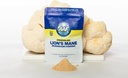 Poudre de champignons Lion's Mane, Supplément Cerveau pour mémoire et focus, Supplément Beta-Glucan Vérifié, Supplément Digestion & Immune Support, Organique & Non-OGM, 60g, 60 jours