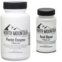 North Mountain Supply Enzyme pectique 2 Pot d'Once et AB-4oz Mélange d'acide de qualité alimentaire