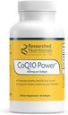 Recherche en nutrition CoQ10 400mg Softgels - CoQ10 Power - Therapeutic-Strength Coenzyme Q10 Supplément - Soutenir l'énergie naturelle et la fonction immunitaire, promouvoir le coeur sain et les tissus de gum (60 Softgels)