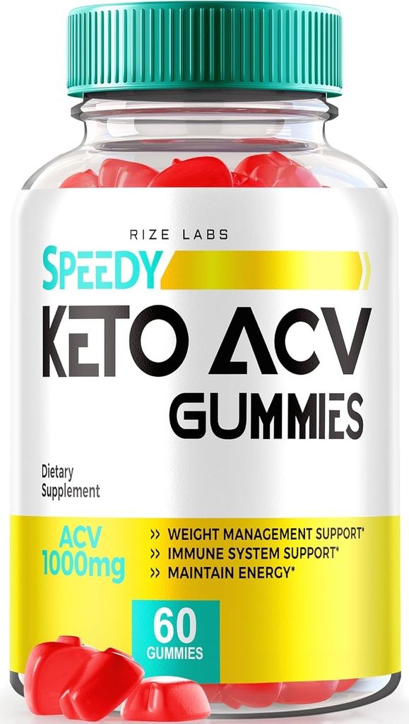 les laboratoires de taille - Speedy Extreme Keto Plus ACV Gummy pour la perte de poids avancée avec vinaigre de cidre de pomme supplément de 2000mg (60 Gummies)