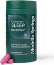 Aide au sommeil 30 onglets - 100 % sans médicament et pilules de sommeil non-habitantes – Supplément de sommeil formulé cliniquement avec racine valériane pour le sommeil - Melatonine, baume citronné et aide au sommeil racine valériane