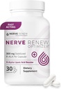 NERVE RENOW Optimizer - Supplément diététique - 30 Capsules - 300 mg Acide Lipoïque R-Alpha stabilisé par Capsule pour le soutien naturel du malaise Nerve - Absorption rapide - Sûr et tout naturel